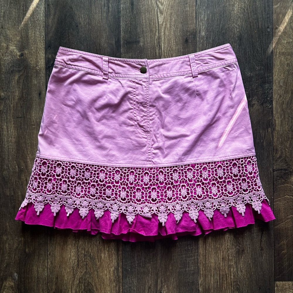 Two Tone Lace Skirt